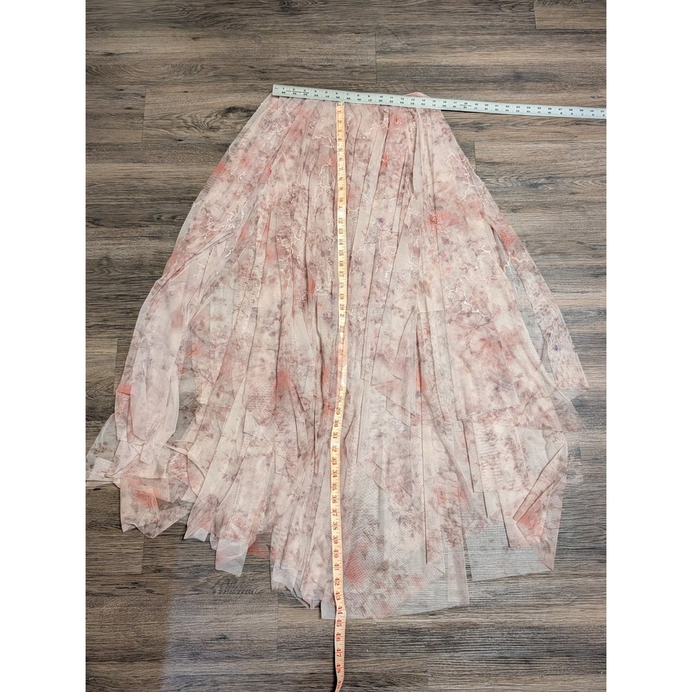 Ralph Lauren Purple Label Kymberly Floral Tulle Beaded Skirt Pink Size 4? READ - Picture 6 of 13